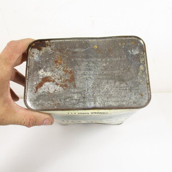 Vintage WEAVER hydraulic Jack Oil Tin Can 1.785 Liters Made in USA - Picture 8 of 8